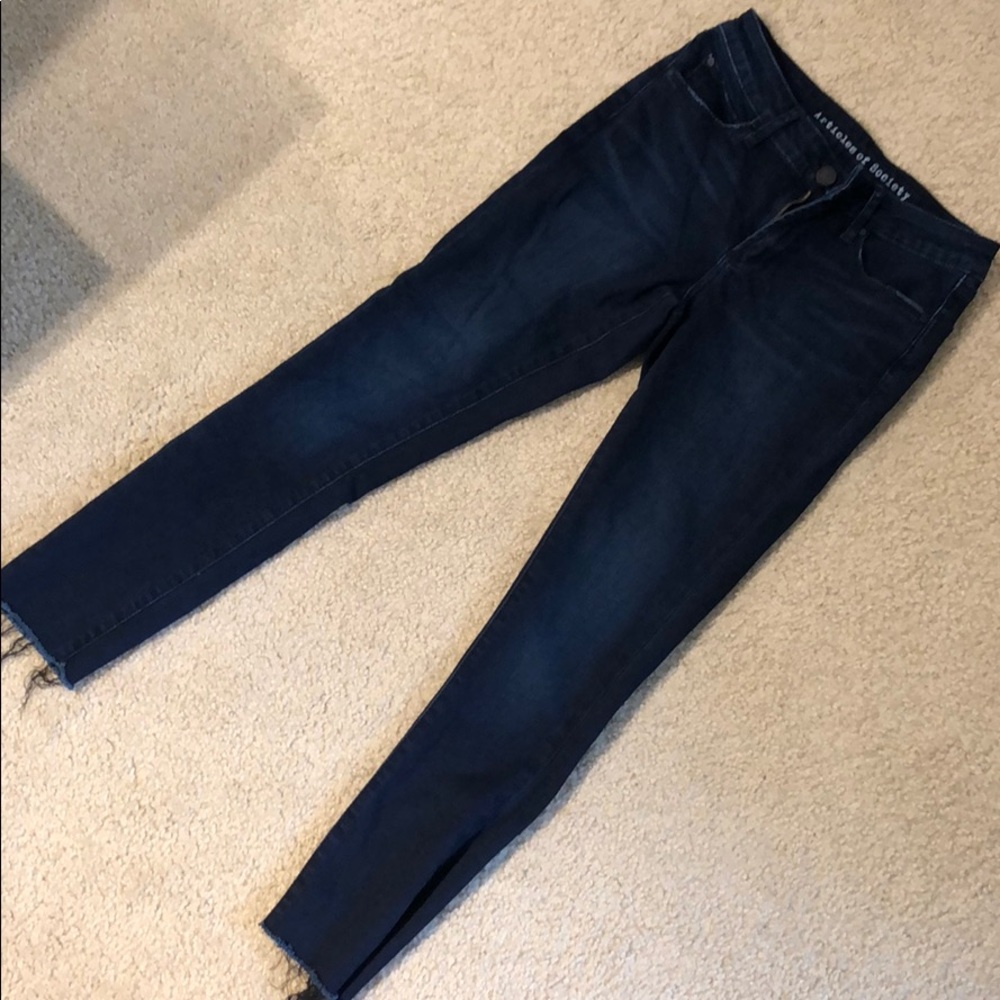 Articles of society jeans dark wash 25